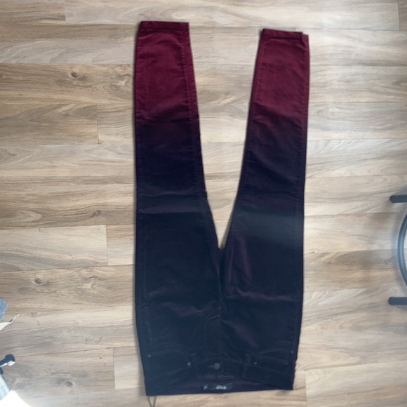 Hudson Jeans ombré velvet NICO mid rise super skinny ankle size 27 - Picture 5 of 14